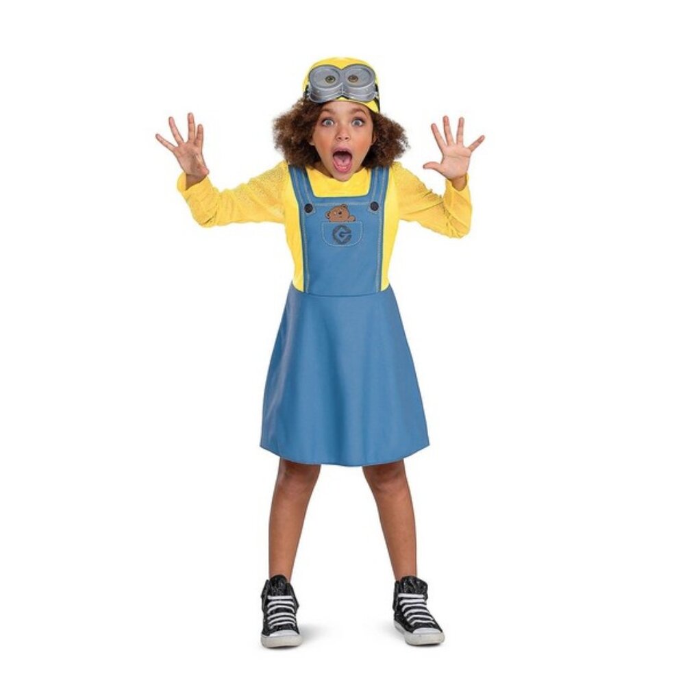 Disguise - Illumination - Girl’s Minions “Bob” Costume – Sz M (7/8)